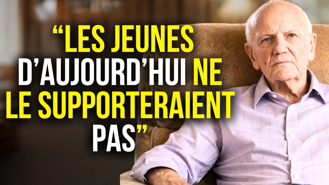 J'ai 89 ans et j'ai tout vécu enfant. Les jeunes d'aujourd'hui ne tiendraient pas une semaine.