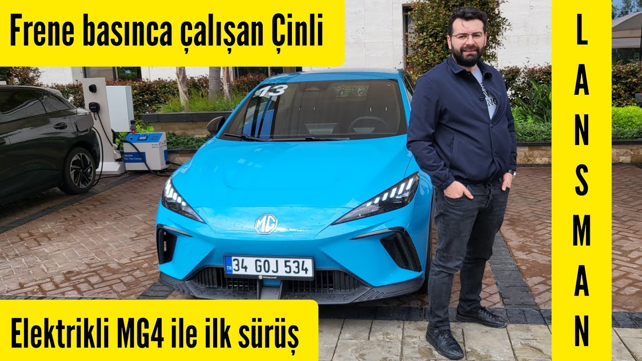 Yeni MG4 ilk sürüşü yayında... Hiçbir şeye basmadan çalışan Çinli... Antalya lansmanı #mg4