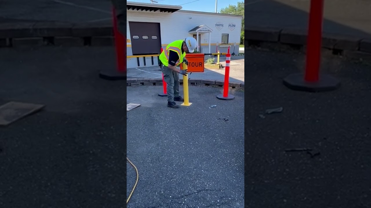 Bolt Down Bollard Installation