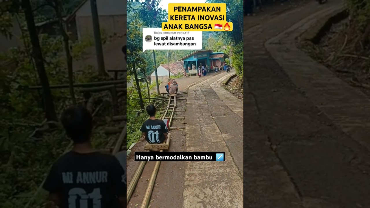 kereta dari bambu viral part 2 #truk #lucu
