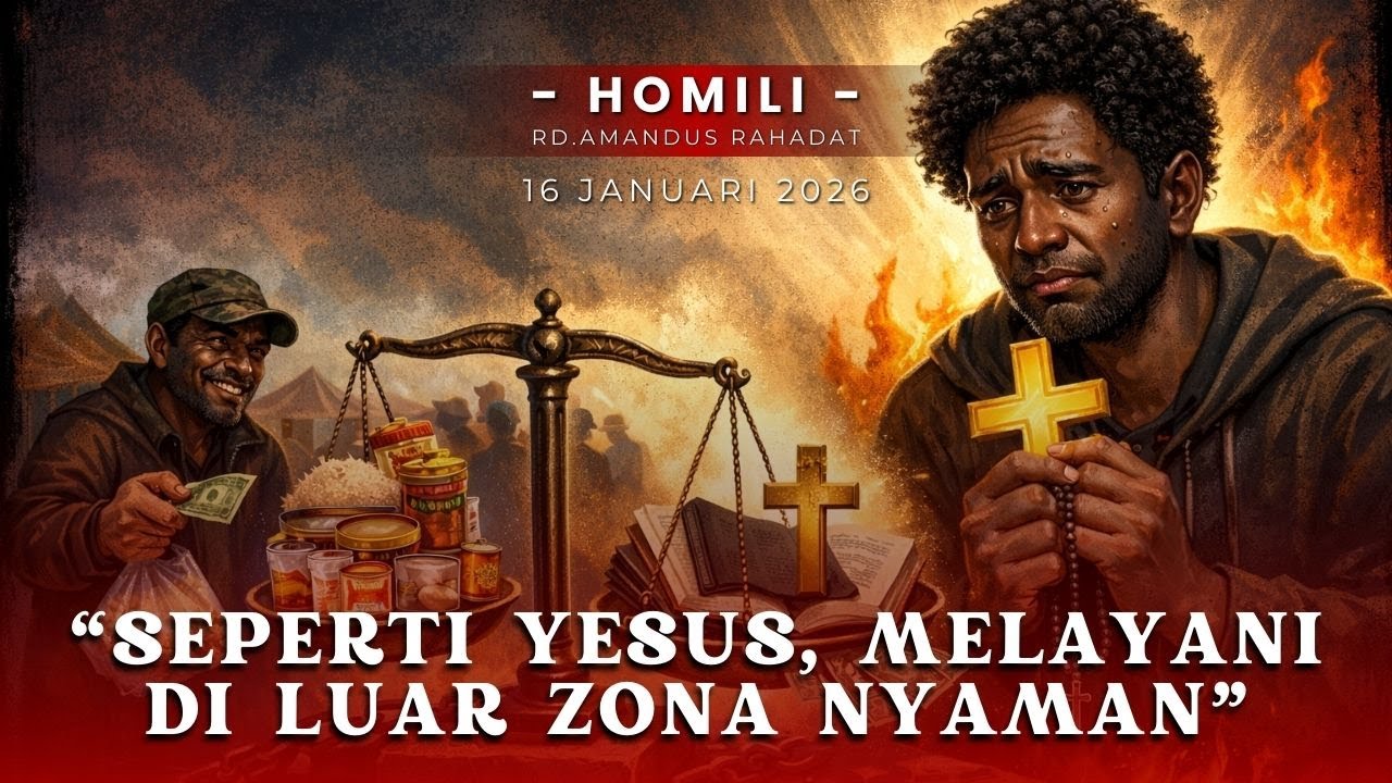 “Seperti Yesus, Melayani di Luar Zona Nyaman” || RD.Amandus Rahadat