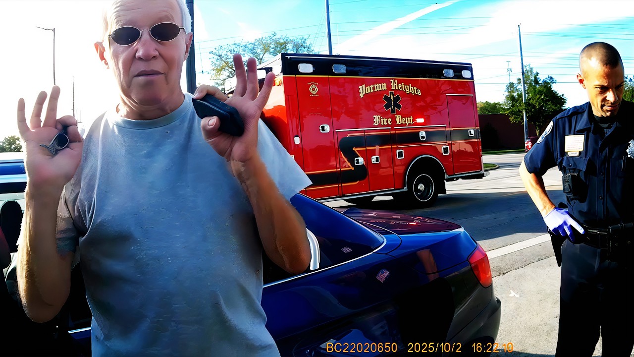 Angry Old Man Tries Bullying Cops... It Backfires