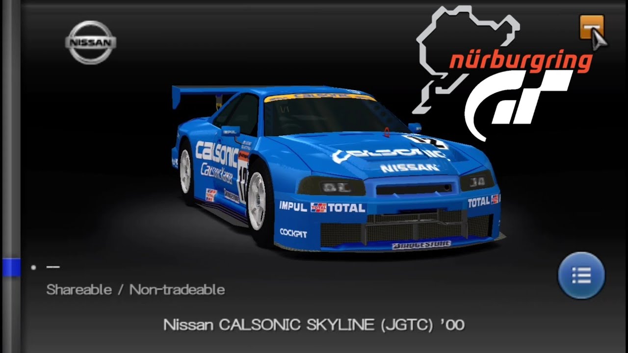 Gran Turismo PSP - Nissan Calsonic Skyline (JGTC) '00 @ Nürburgring