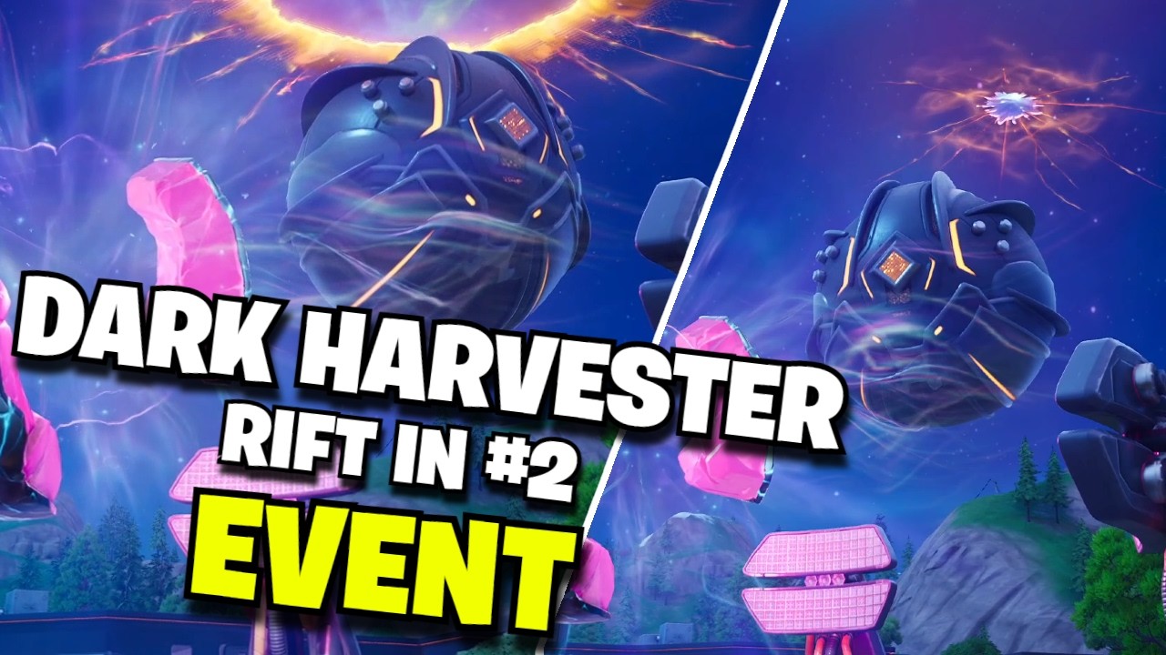 Fortnite | CH7S1 DARK HARVESTER RIFT IN #2 LIVE EVENT - HD Cinematic