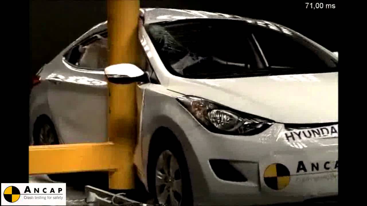 Elantra 2011 ANCAP crash test