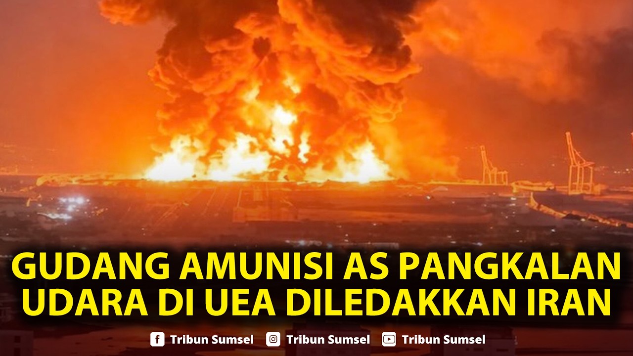 🔴Gudang Amunisi AS Pangkalan Udara di UEA Diledakkan Iran, Washington Panik Langsung Pindahkan Jet
