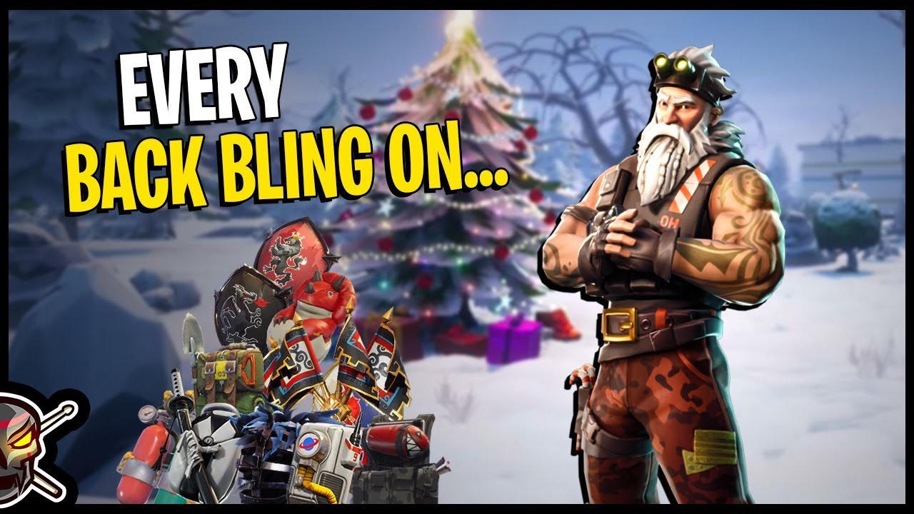 Every Back Bling on the *NEW* SGT WINTER Outfit - Fortnite SEASON 7 Cosmetics
