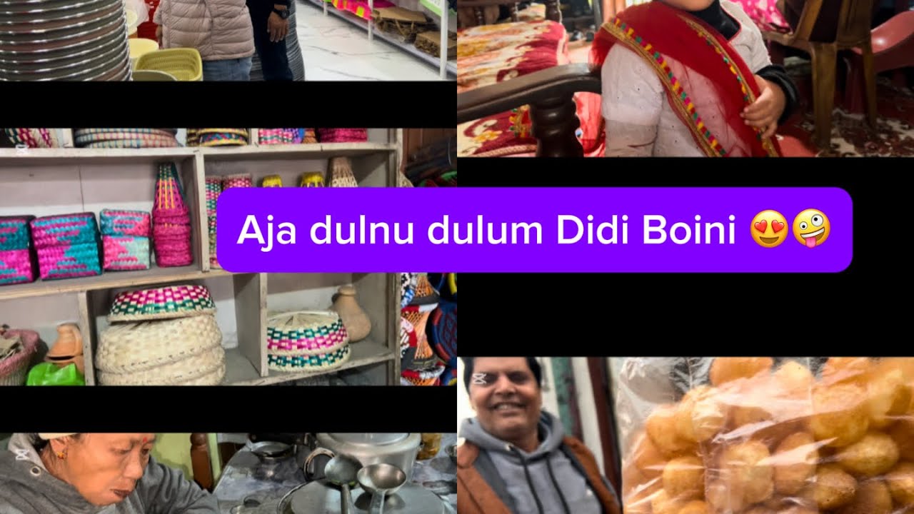 Aja ko din didi Boini nursery dekhi 160 samma shopping garnu pugim😁😁😁🙏