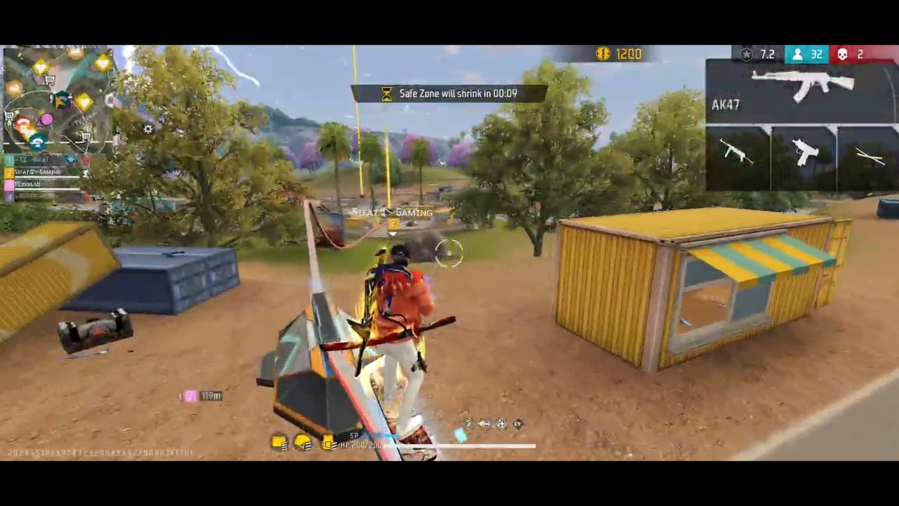  Br-ranked Booyah match & 10 kill 🔥