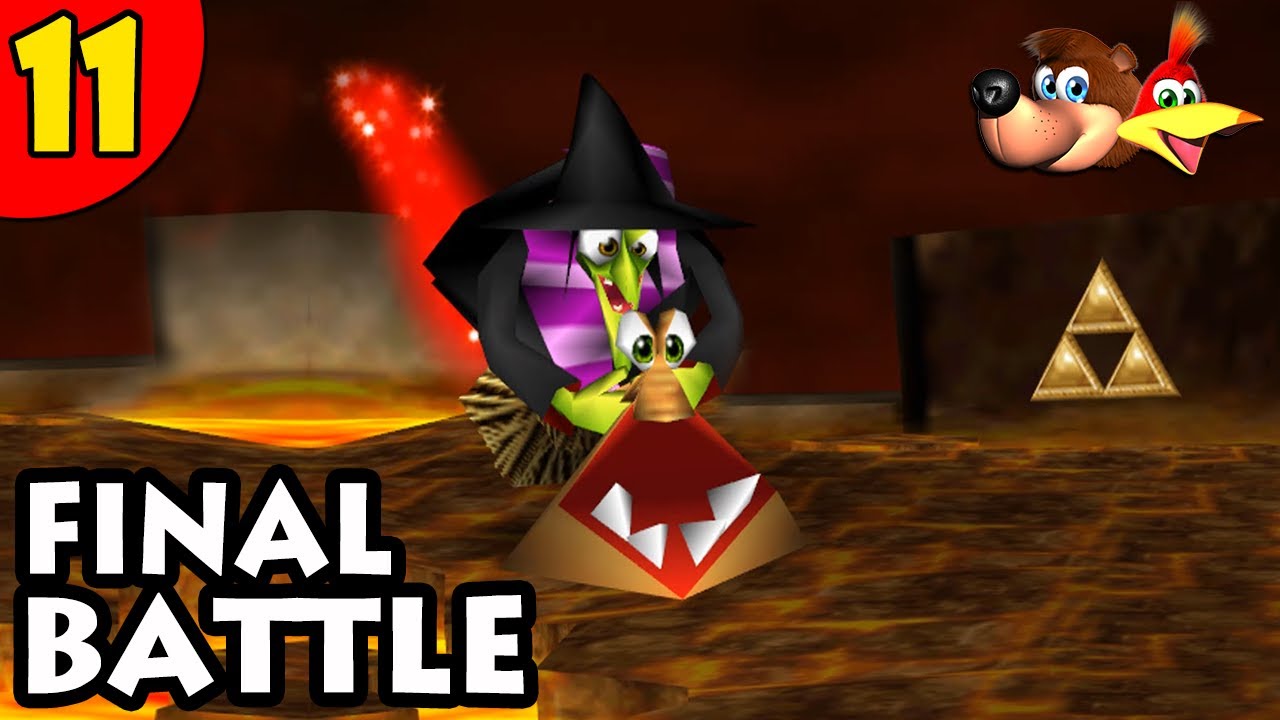 Banjo Kazooie Jiggies of Time (11/11) GRUNTY'S BATTLE and ENDING