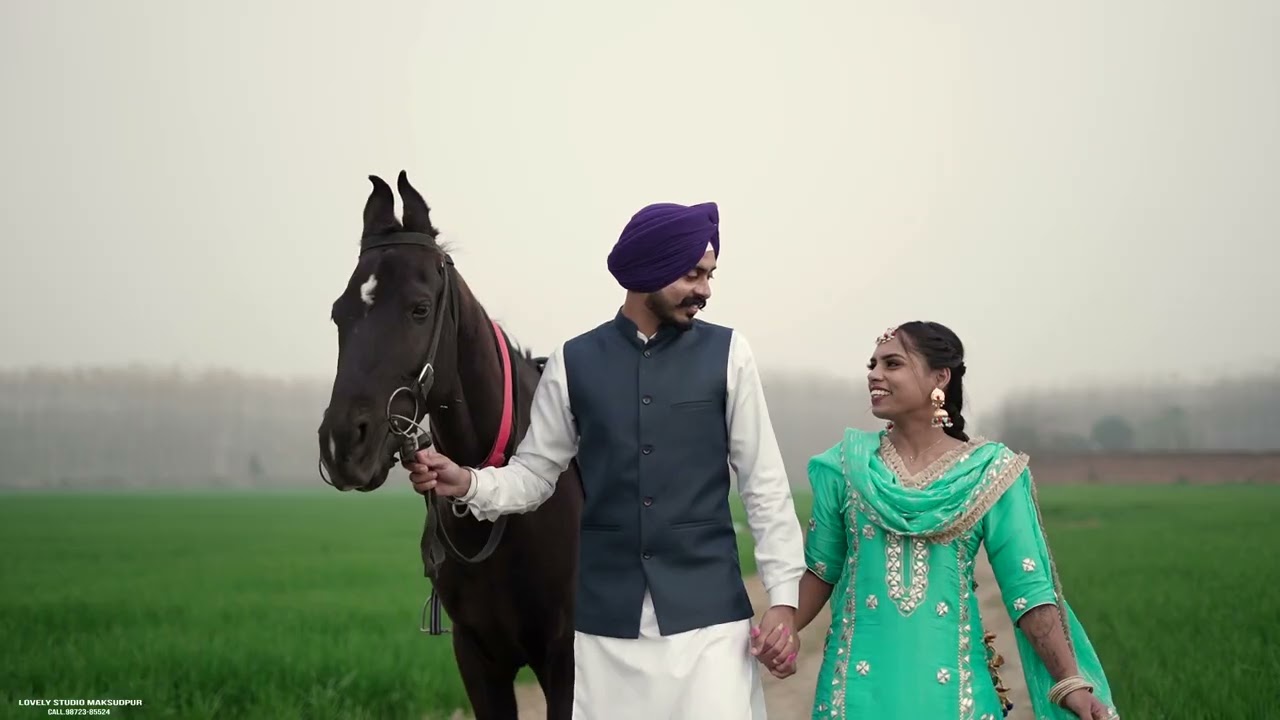 BEST PRE WEDDING PAWANDEEP & AMANPREET SHOOT BY :- LOVELY STUDIO ADDA MAKSUDPUR MOB.98723-85524
