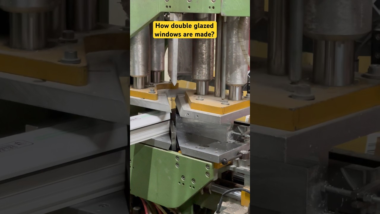 How double glazed windows are made? UPVC #youtubeshorts #shorts #tips #diy #windows #door #plumbing