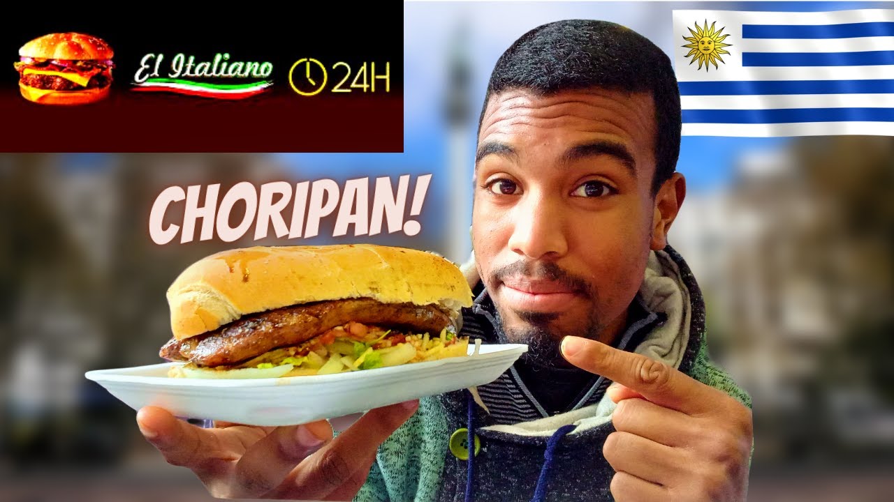 🇺🇾 Probando un CHORIPÁN de CARRITO en MONTEVIDEO🍔