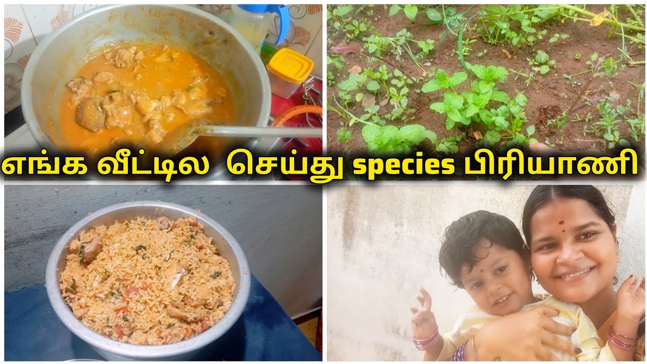   எங்க வீட்டில  செய்து species biriyeni😋 எப்படி இருக்குனு பாருங்க