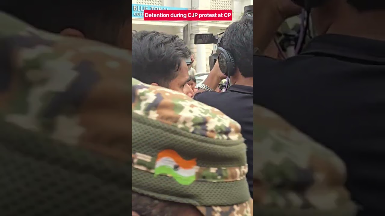 Detention during CJP protest at CP earlier
