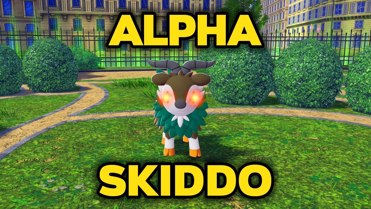 Как поймать АЛЬФА Скиддо в Pokemon Legends: Z-A!