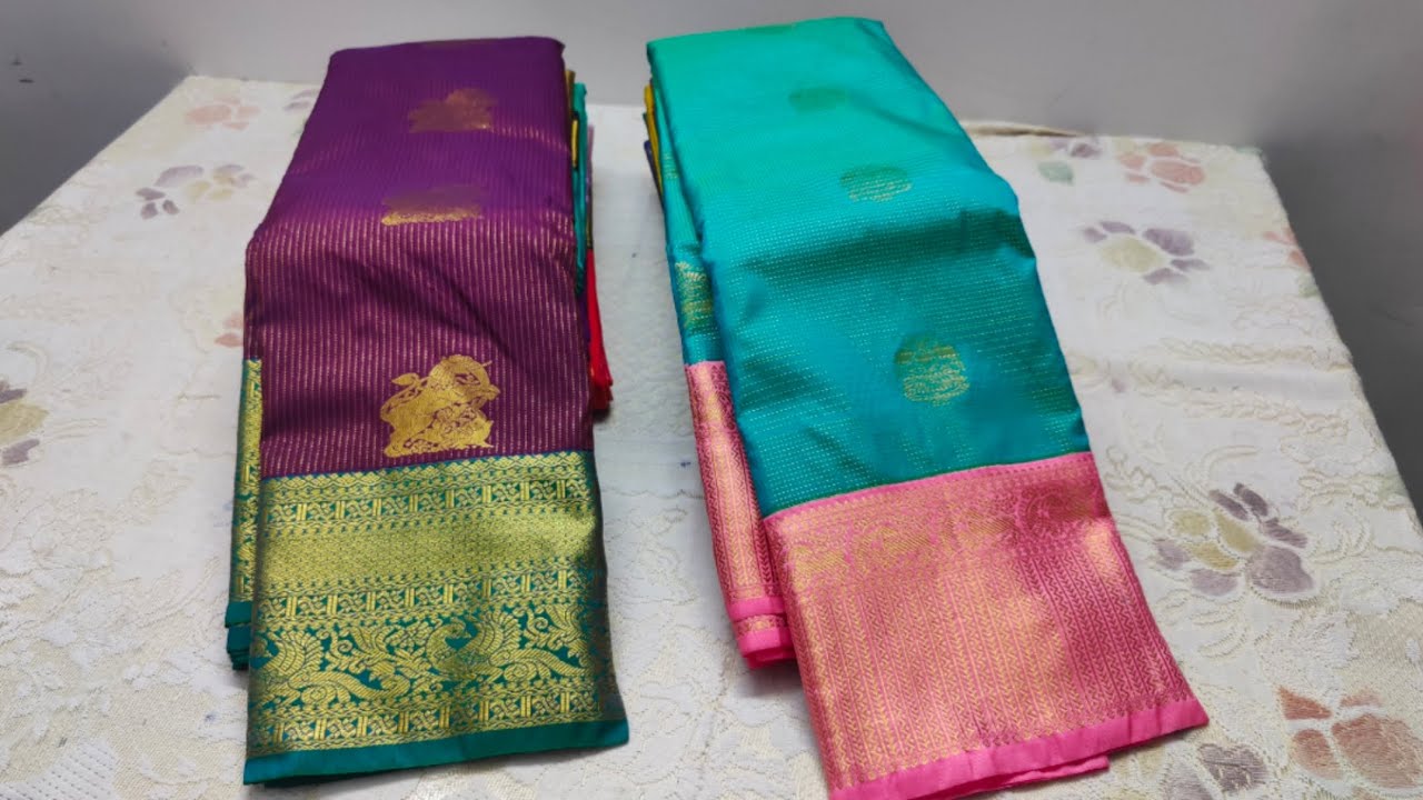 🌟 Muhurtham Pattu Sarees ✨Wedding Silk Part - 5 💞 WhatsApp 7904777474🦚 MAA Boutique 