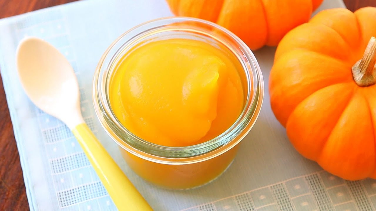 Pumpkin puree - baby food recipe +4M