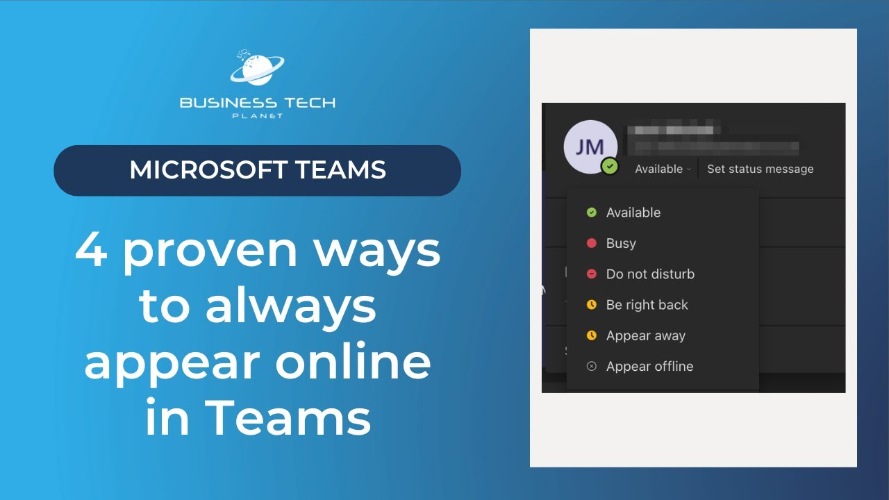4 проверенных способа всегда быть онлайн в Microsoft Teams