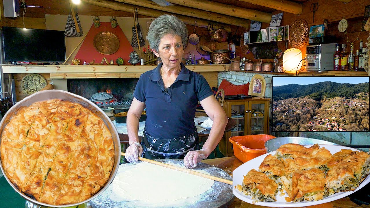 Χωριάτικη λαχανόπιτα στη γάστρα | Greek food
