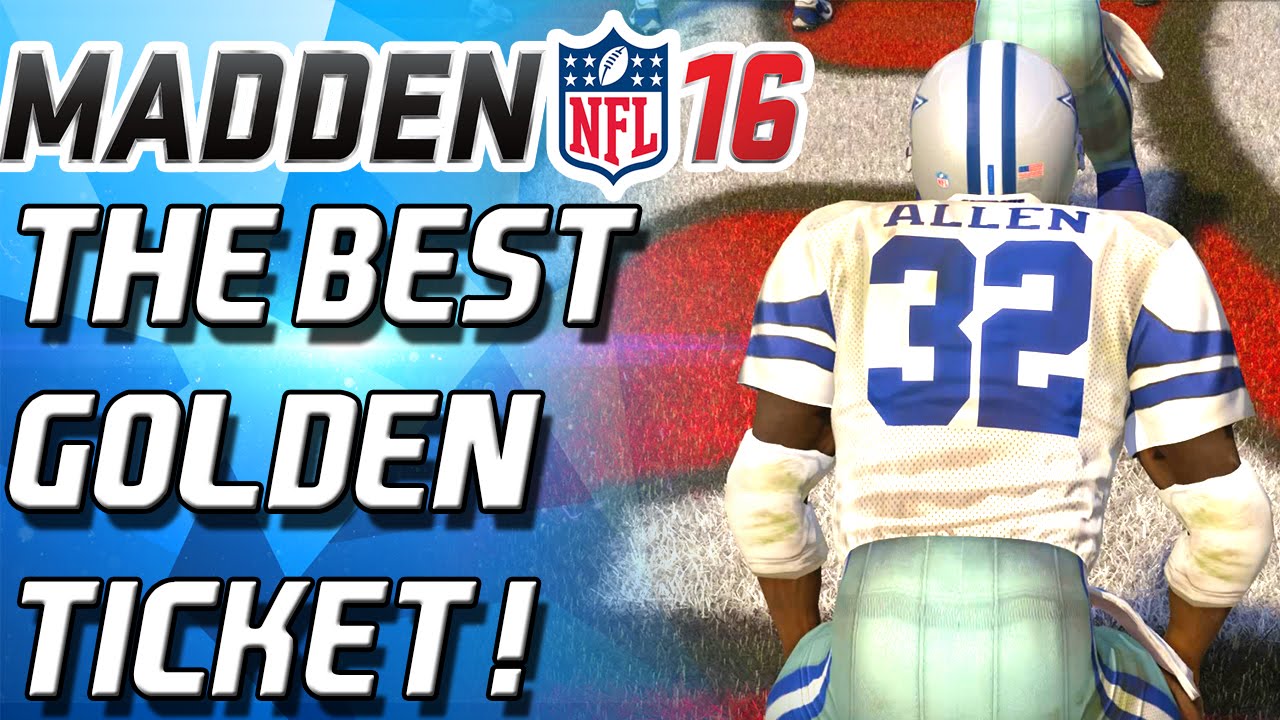 MARCUS ALLEN! THE BEST GOLDEN TICKET IN MUT! - Madden 16 Ultimate Team -