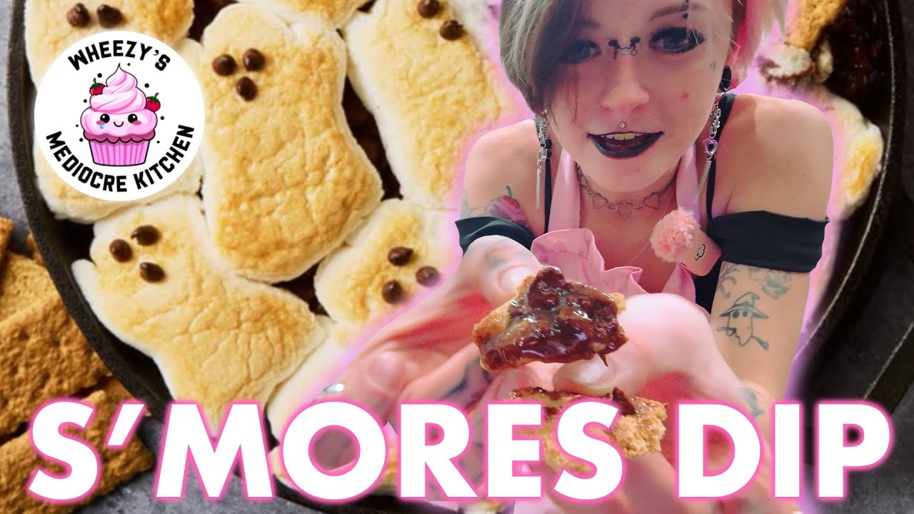 BAKE With Me: S'MORES Dip! - NotEasyBeinWheezy