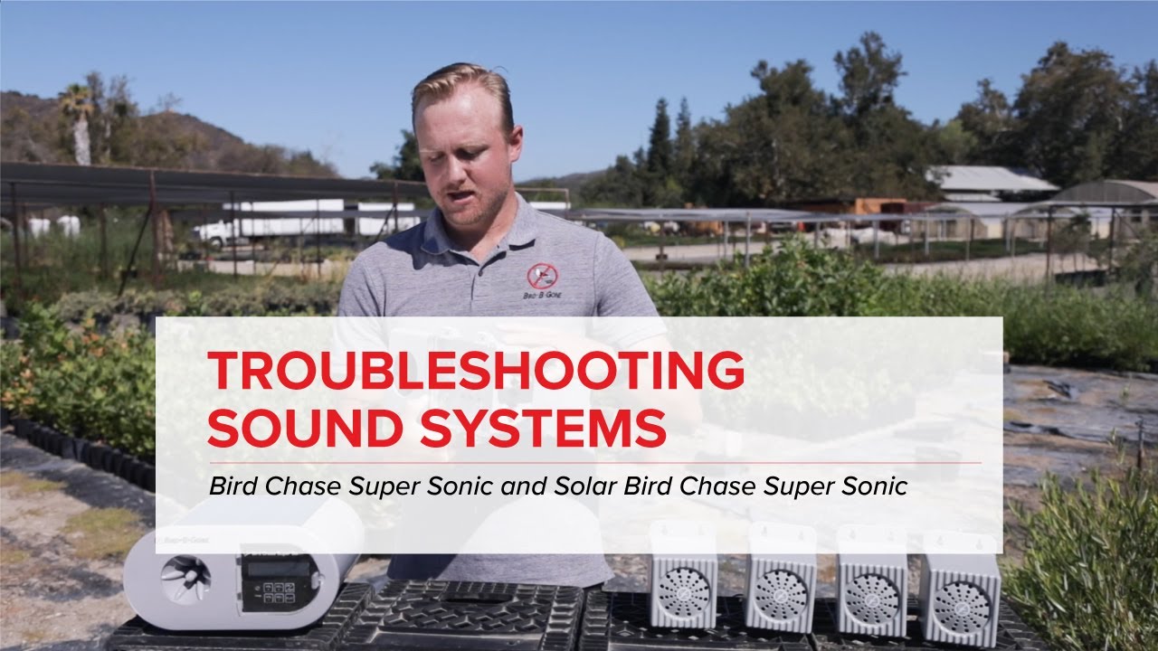 TROUBLESHOOTING YOUR BIRD CHASE SUPER SONIC UNIT | Solar UR58 & Standard IB50 Models | Bird B Gone