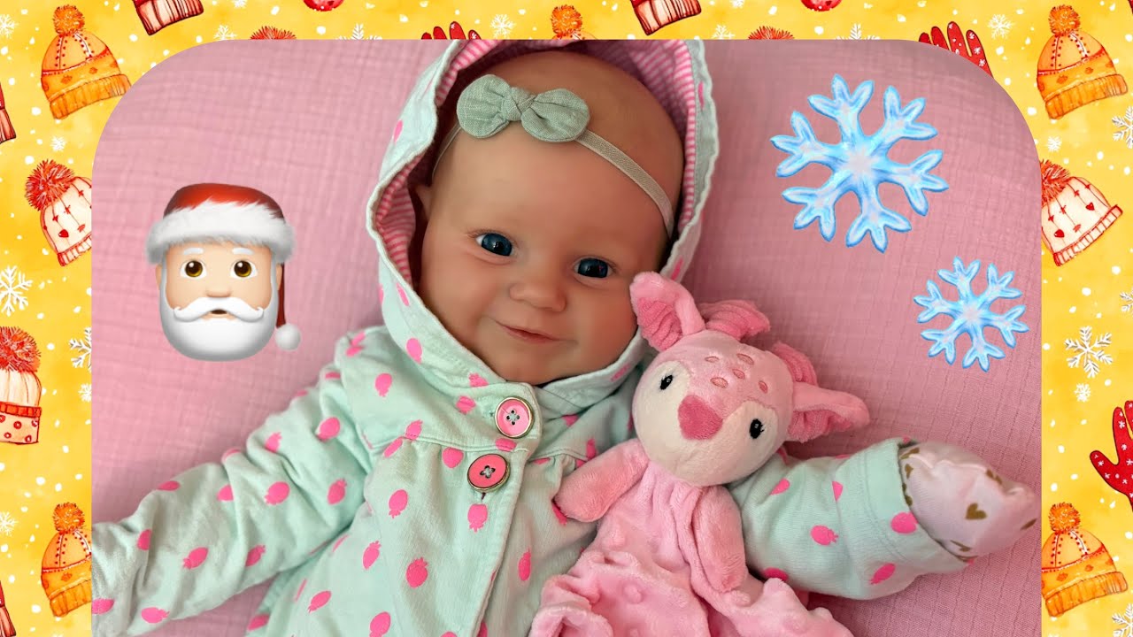 (Reborn Doll Role Play)✨VLOGMAS Week 2✨Christmas Photo Day at Daycare for Reborn Toddler Maddie!