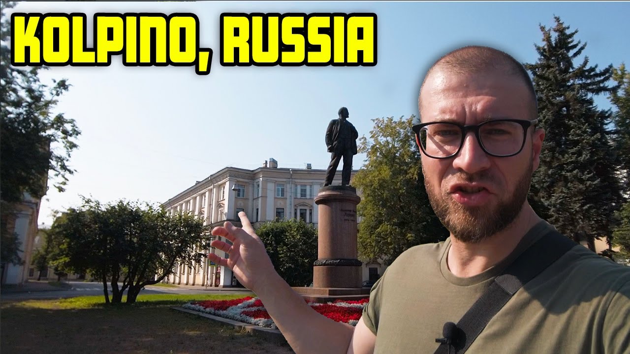 Inside Russian City Kolpino: Lenin, Courtyard, Canal (ep. 2)