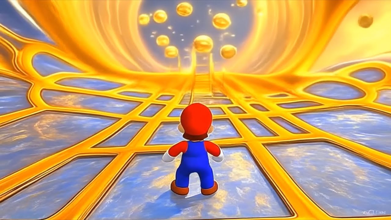 AI Generated Mario 64 Gameplay