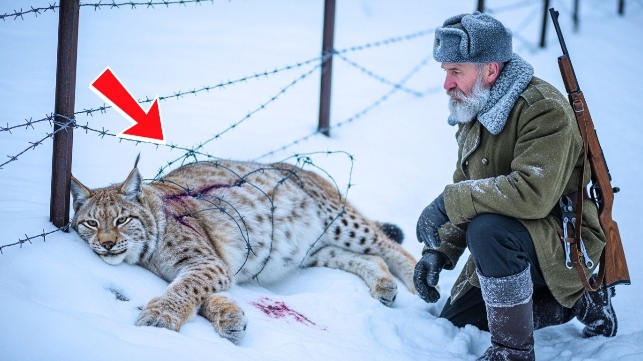 Беременная рысь погибала в ледяной тайге — решение старого егеря стало чудом