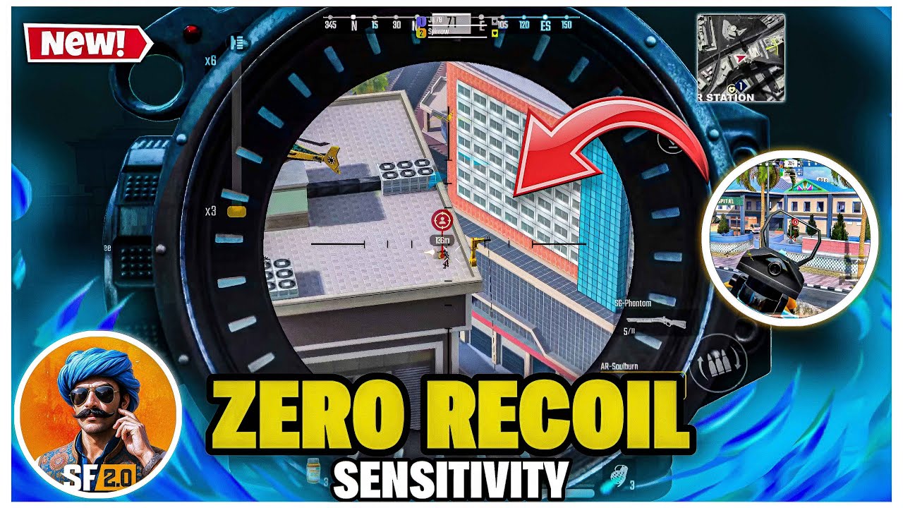 Make Your OWN Scarfall 2.0 Zero Recoil Sensitivity 🔥 Gyro + Non-Gyro Guide! + Pro Personal Tips
