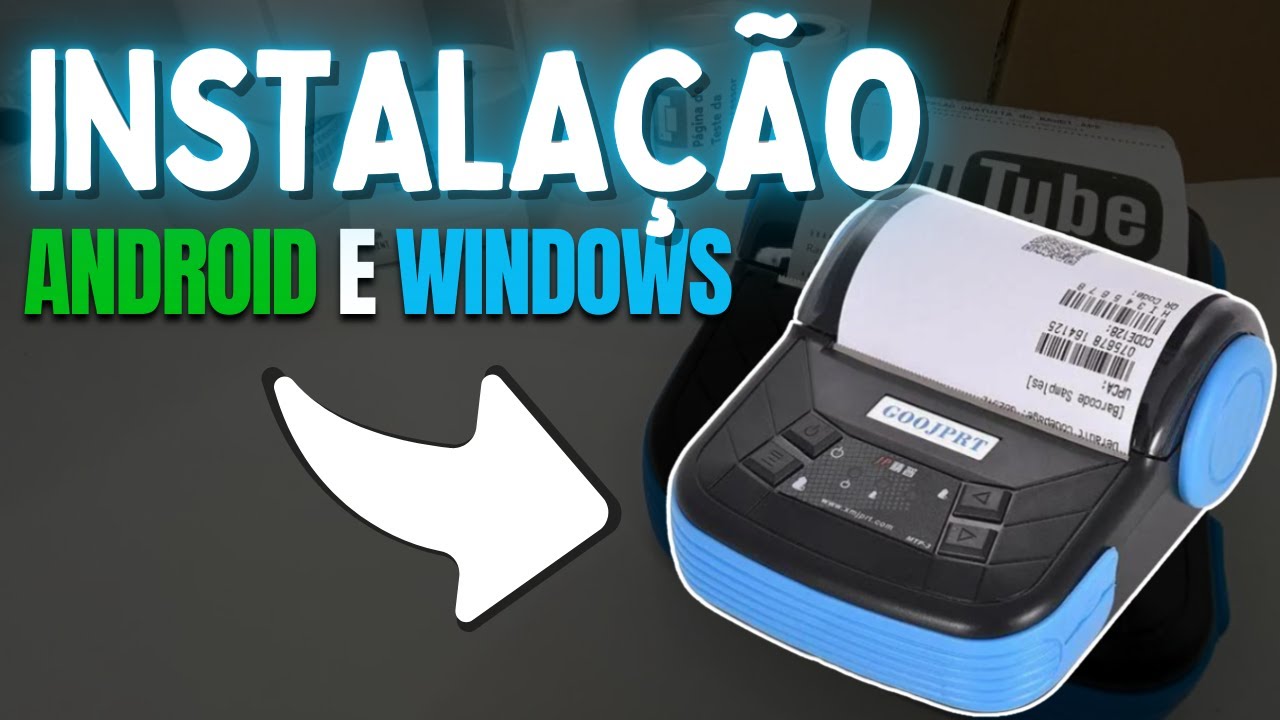 Configuração Mini Impressora Bluetooth 80mm Android Windows