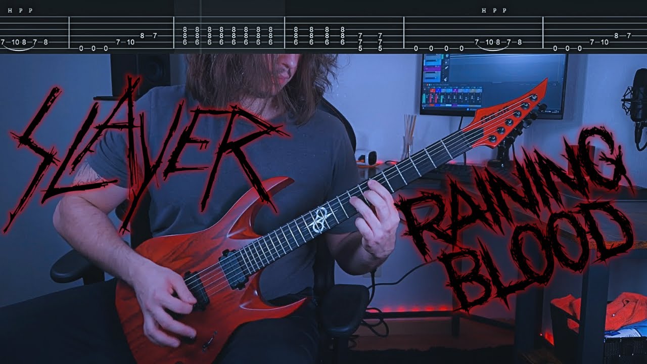 Slayer - Raining Blood (Guitar Cover + Tabs) #118