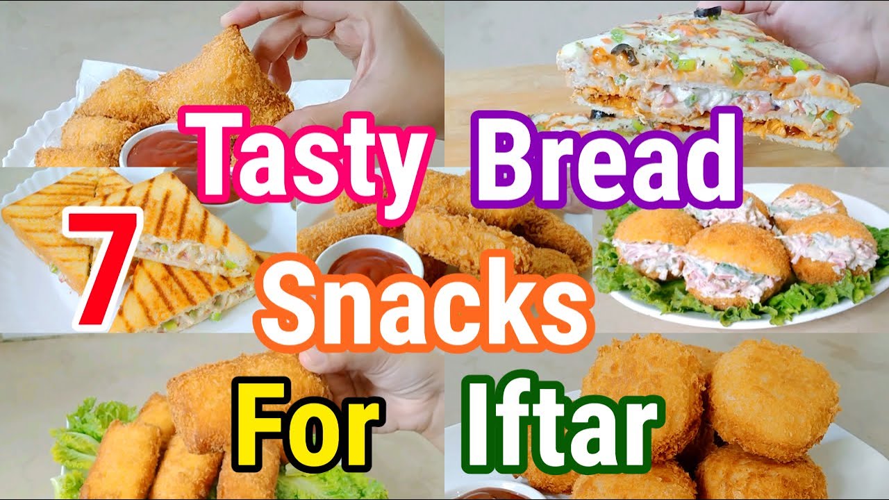 7 Tasty Bread Snacks Recipe For Iftar | Ramadan 2021 | Iftar Snacks Recipe