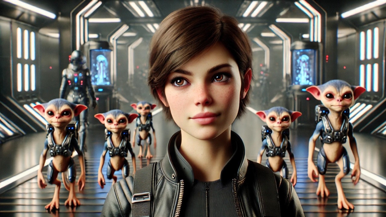 Security Asked About the Creatures Following Her, She Said They're Not Following, They're Protect
