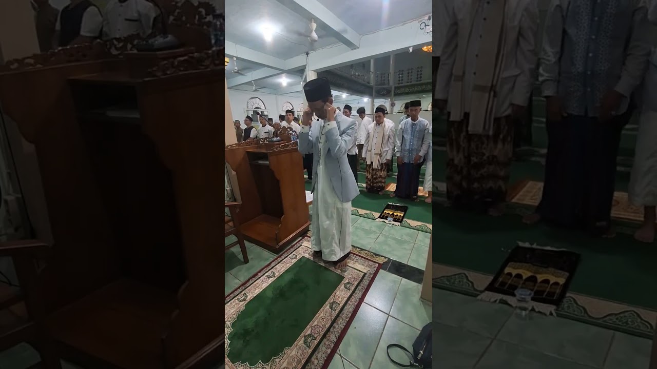 Tarawih Malam ke 20 Imam : Zulfan Atarafie Alashri & Sulaiman Umar Waliyurrahman M.A.M Siswa MAN 4 