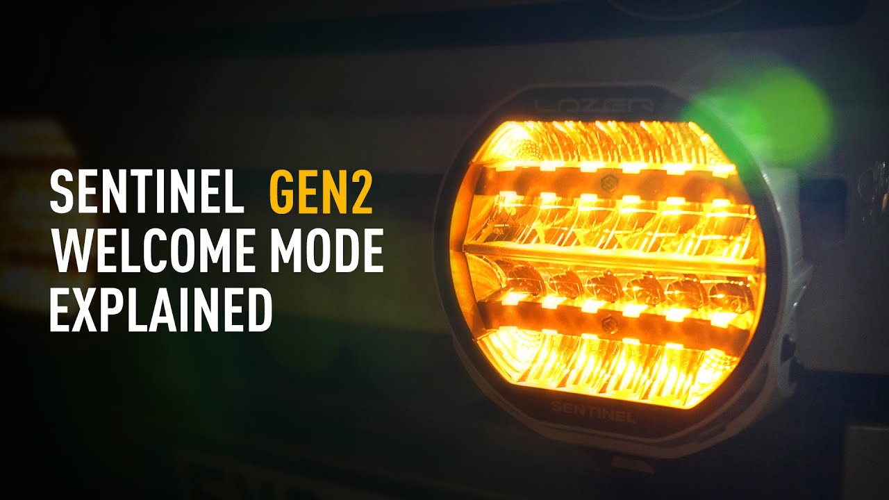LAZER LAMPS | Sentinel (Gen2) - Welcome Mode Explained