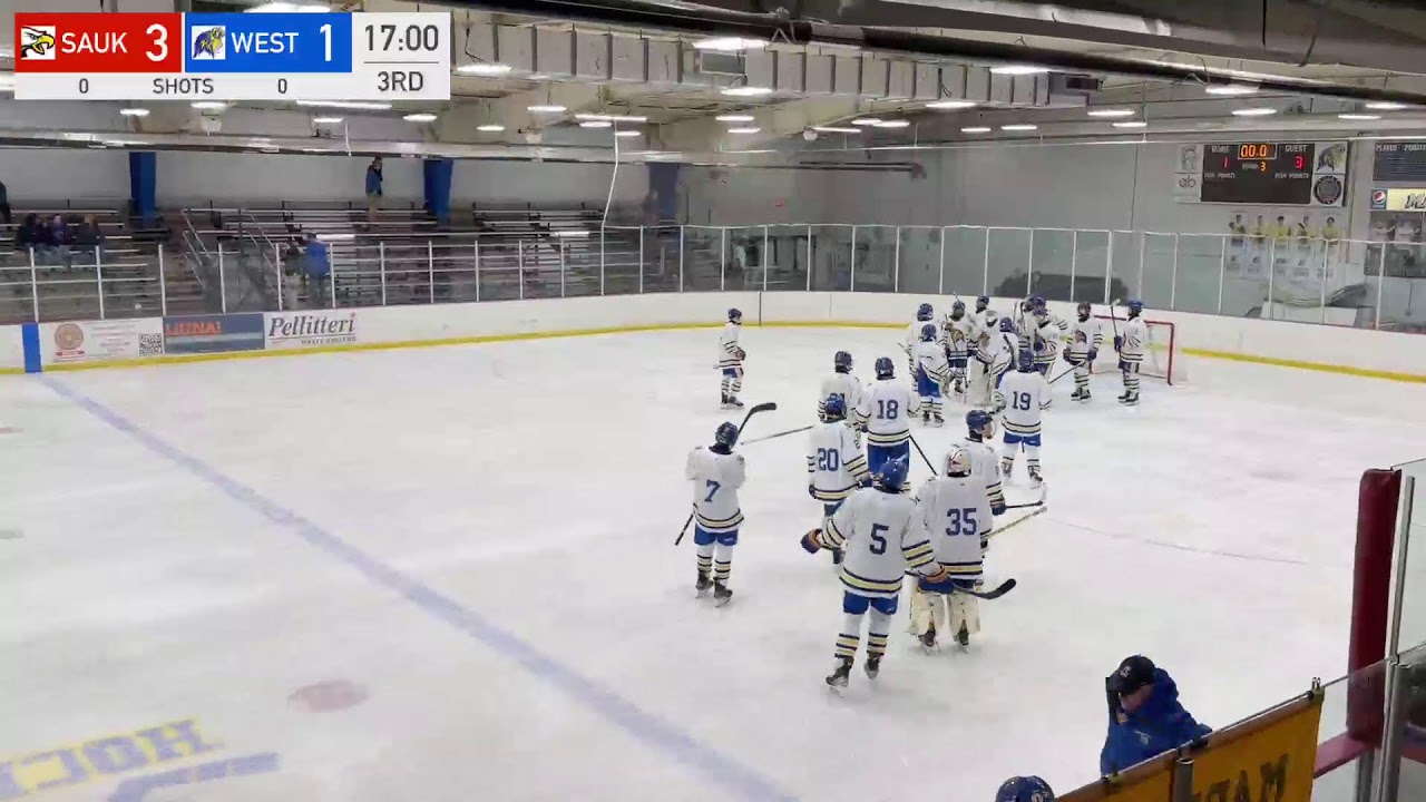 Madison West Regents Hockey vs Sauk Prairie 1/29/2026 - Period 3