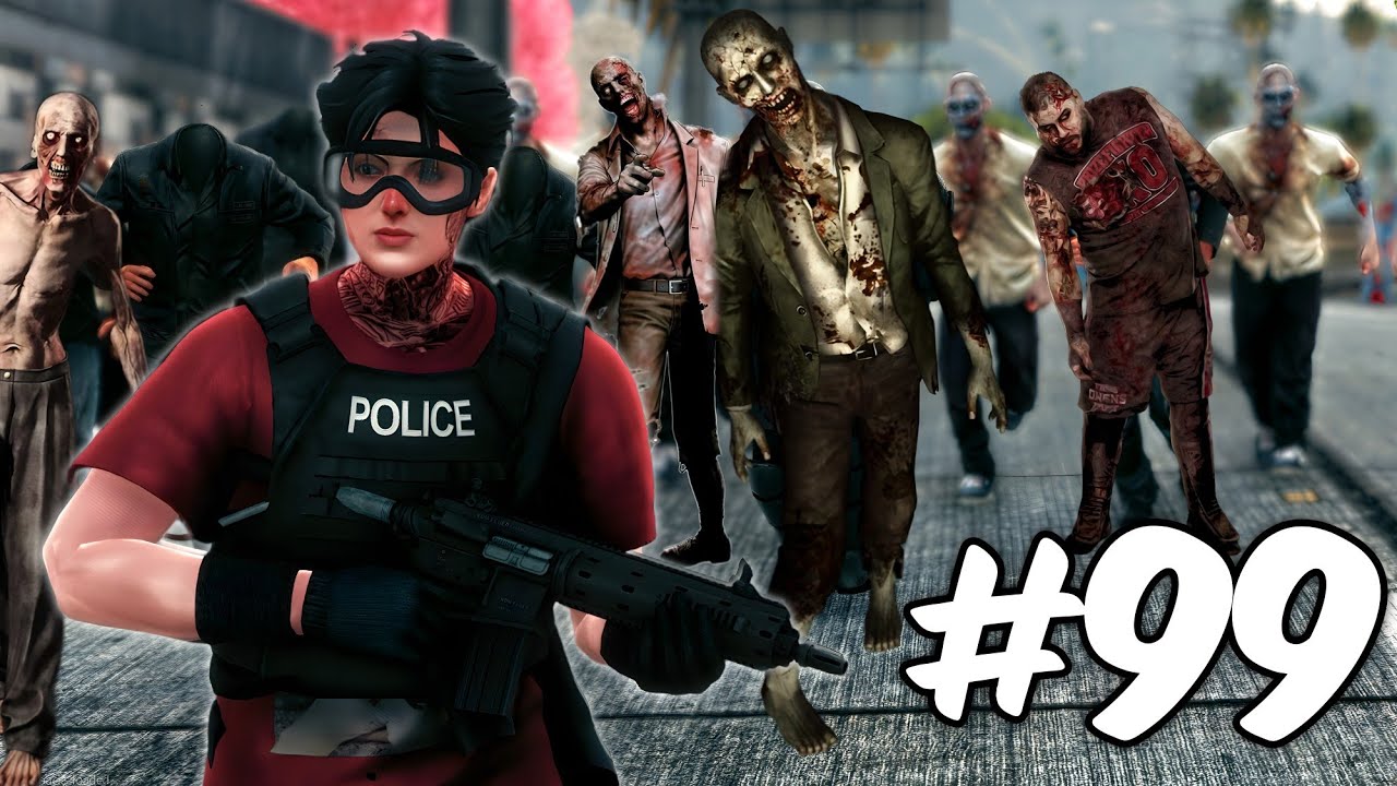 I survive 100 DAYS  in ZOMBIE APOCALYPSE in GTA 5