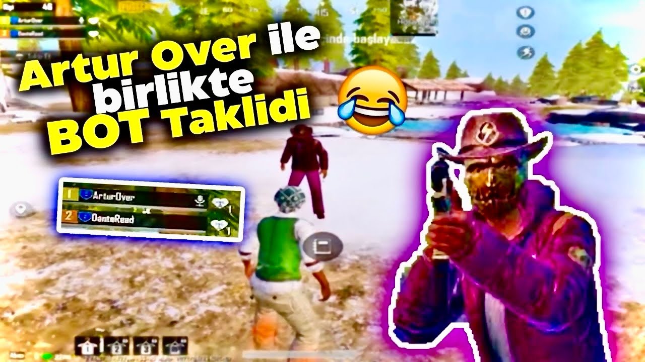 Artur Over ile Düşmanları Bot Taklidi Yaparak Trolledik | PUBG Mobile
