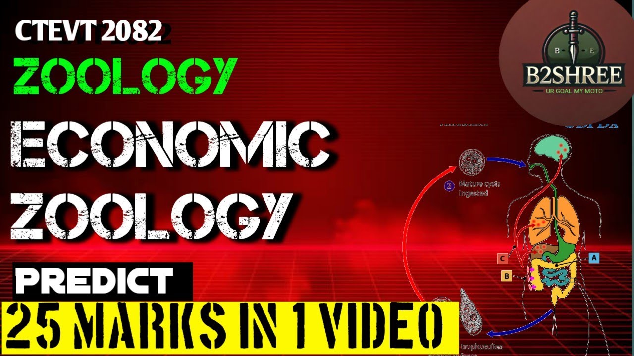 Economic zoology DHAMAKA💥🤯25 marks in 1 VIDEO 2082| CTEVT fix | Model | B2SHREE