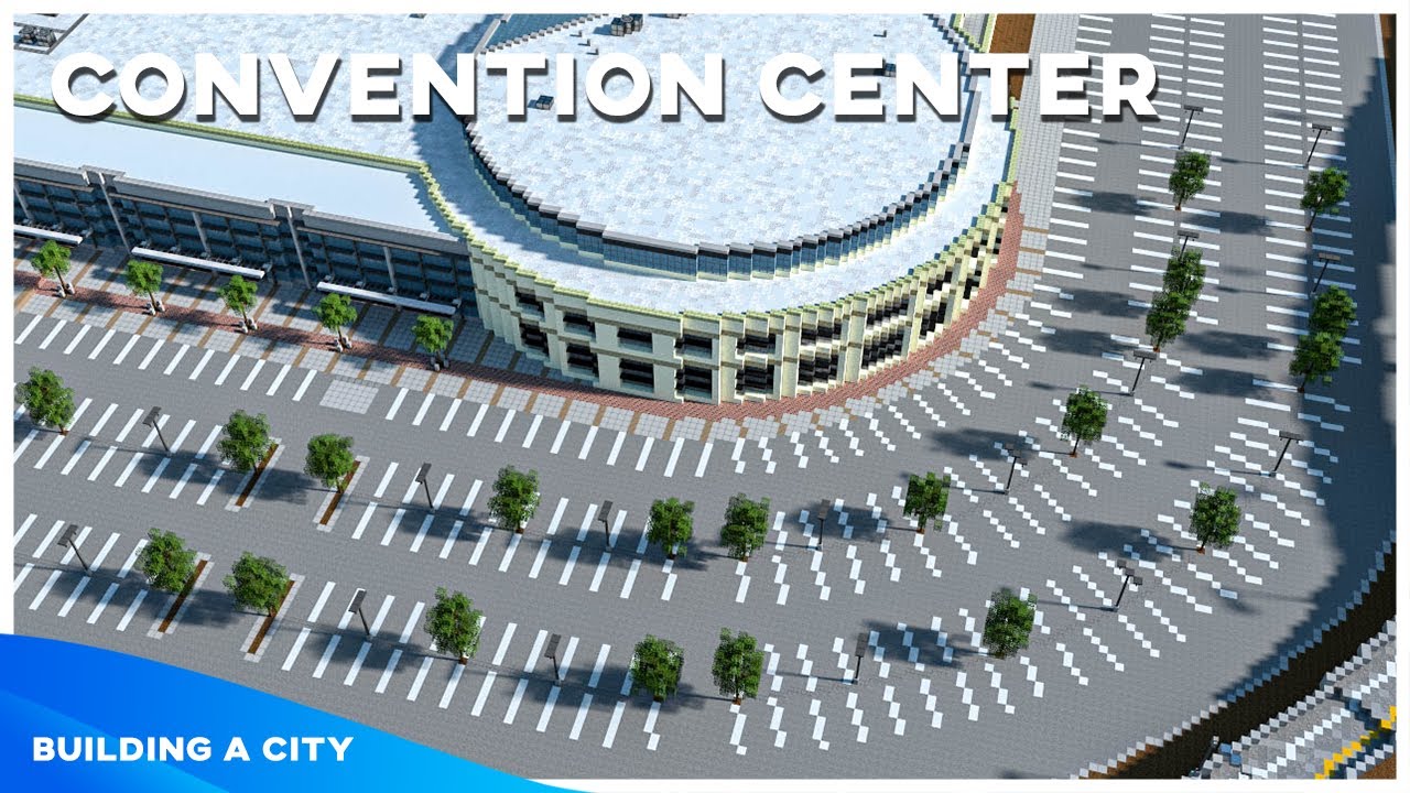 Building A City #90 (S2) // Convention Center // Minecraft Timelapse