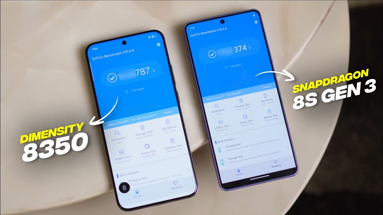 Dimensity 8350 Vs Snapdragon 8s Gen 3 | Antutu Score & Benchmark