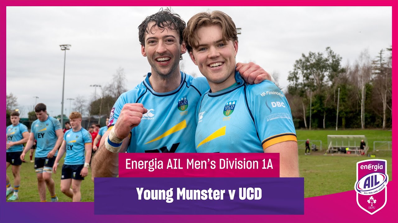 Young Munster v UCD - #EnergiaAIL Highlights Men's Div 1A Rd 18