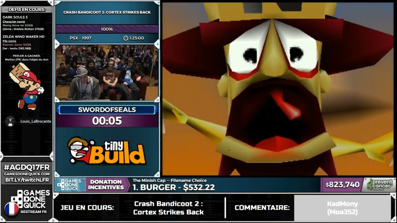Crash Bandicoot 2: Cortex Strikes Back (100%) [AGDQ2017]