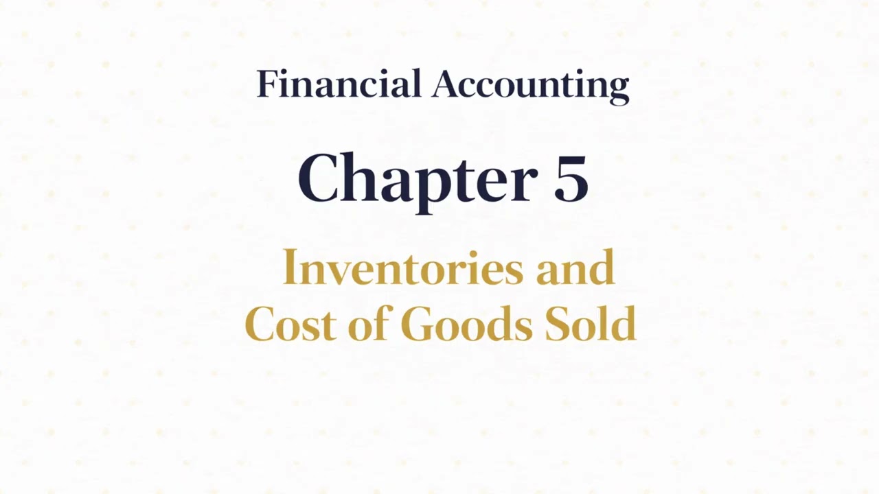 Financial Accounting   Chapter 5