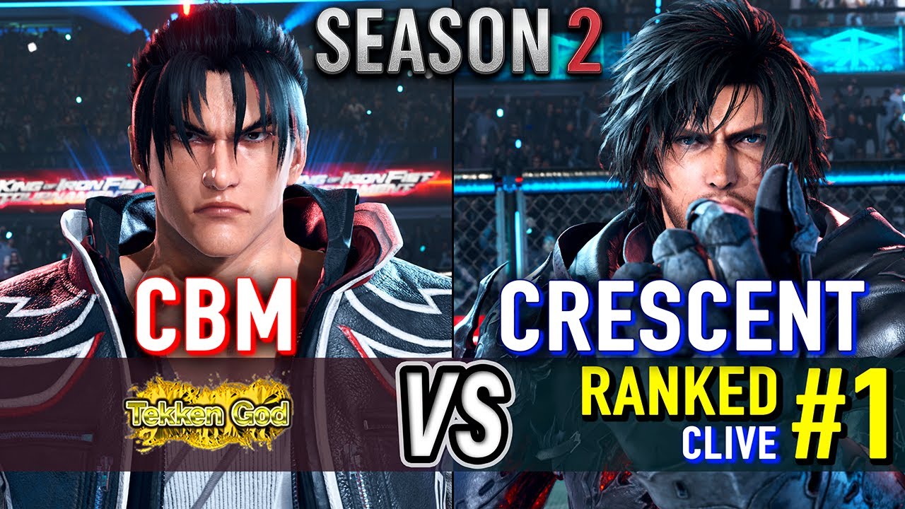 T8 🔥 CBM (Jin) vs CRESCENT (#1 Ranked Clive) 🔥 Tekken 8 (SEASON 2) High Level Gameplay