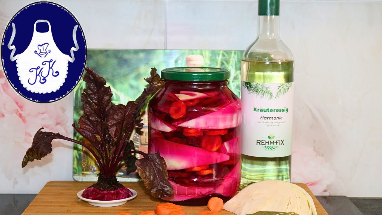 In 3 Tagen fertig! Knackiger Weißkohl mit Rote Bete eingelegt