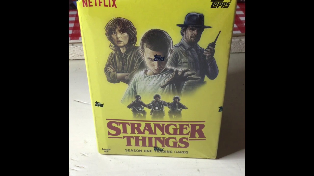 Topps Stranger Things Season 1 Trading Cards -We got a hit!